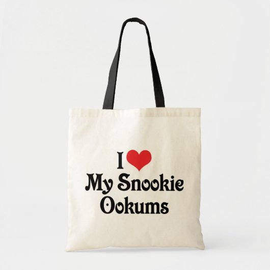 Ik hou van mijn Snookie Ookums Tote Bag (Voorkant)
