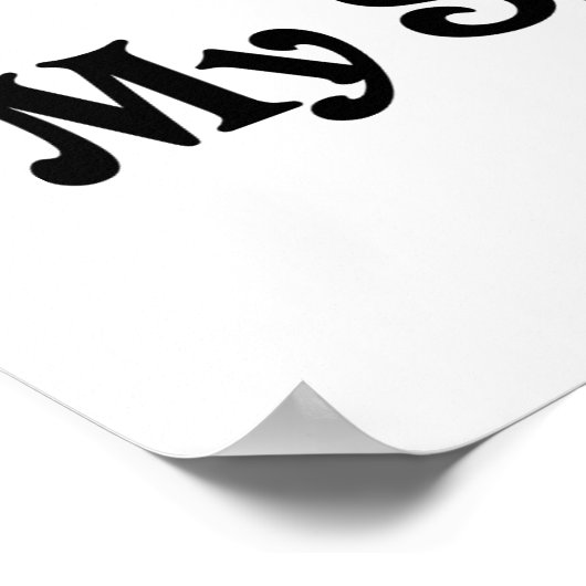 Ik hou van mijn snookums poster (Hoek)