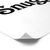 Ik hou van mijn snuggle Bunny Poster (Hoek)