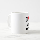 Ik hou van mijn softwareontwikkelaar koffiemok (Voorkant links)