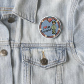 Ik hou van mijn soldaat1a ronde button 5,7 cm (In situ)