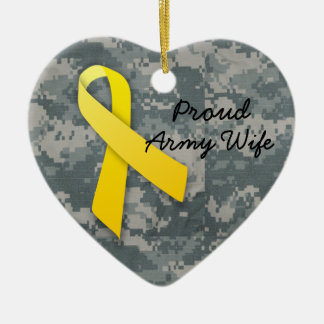 Ik hou van mijn soldaat keramisch ornament