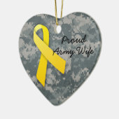 Ik hou van mijn soldaat keramisch ornament (Links)