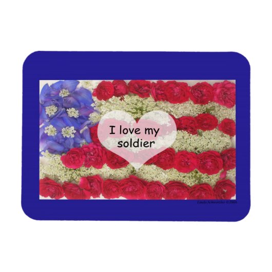 Ik hou van mijn soldaat magneet (Horizontaal)