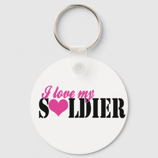 Ik hou van mijn soldaat sleutelhanger (Voorkant)