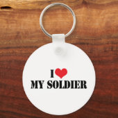 Ik hou van mijn soldaat sleutelhanger (Voorkant)