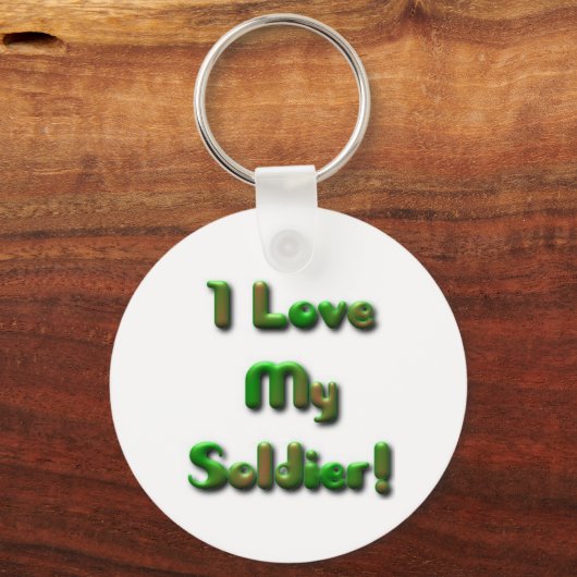 Ik hou van mijn soldaat sleutelhanger (Voorkant)
