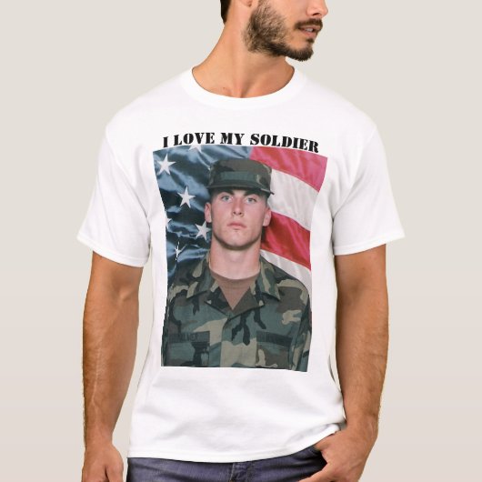 Ik hou van mijn soldaat t-shirt (Voorkant)