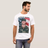 Ik hou van mijn soldaat t-shirt (Voorkant volledig)