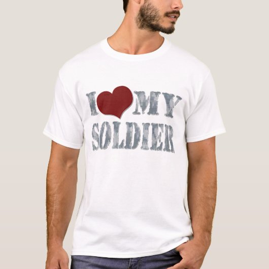 Ik hou van mijn Soldier ACU T-shirt (Voorkant)