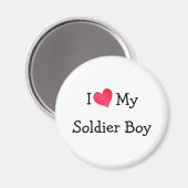 Ik hou van mijn Soldier Boy Magneet (Voorkant / Achterkant)