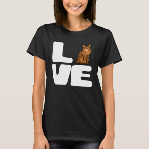 Ik hou van mijn Somalische kat T-shirt