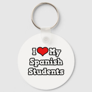 Ik hou van mijn Spaanse studenten Sleutelhanger