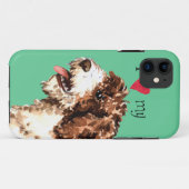 Ik hou van mijn Spaanse waterhond Case-Mate iPhone Case (Achterkant (horizontaal))