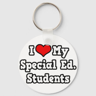 Ik hou van mijn speciale Ed. Studenten Sleutelhanger