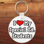 Ik hou van mijn speciale Ed. Studenten Sleutelhanger (Voorkant)