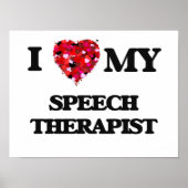 Ik hou van mijn Speech Therapist Poster (Voorkant)