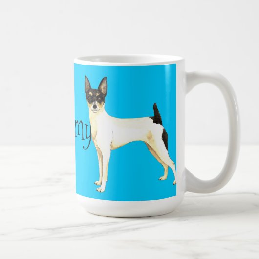 Ik hou van mijn Speelgoed Fox Terrier Koffiemok (Rechts)