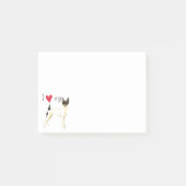 Ik hou van mijn Speelgoed Fox Terrier Post-it® Notes (Voorkant)