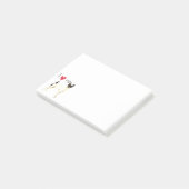 Ik hou van mijn Speelgoed Fox Terrier Post-it® Notes (Schuin)