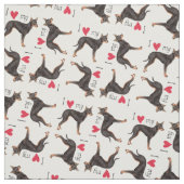 Ik hou van mijn Speelgoed Manchester Terrier Stof (Swatch)