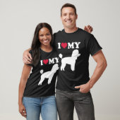 Ik hou van mijn Speelgoed poedel T-shirt (Unisex)
