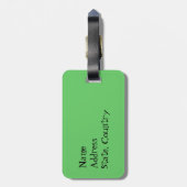 Ik hou van mijn Speelgoed poel Bagagelabel (Achterkant verticaal)