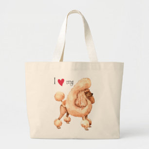 Ik hou van mijn Speelgoed poel Grote Tote Bag