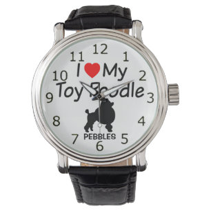Ik hou van mijn Speelgoed Poodle Dog Watch Horloge