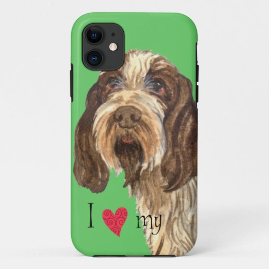 Ik hou van mijn Spinone Italiano Case-Mate iPhone Case (Achterkant)