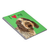 Ik hou van mijn Spinone Italiano Notitieboek (Rechterzijde)
