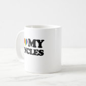 Ik hou van mijn spullen koffiemok (Voorkant links)