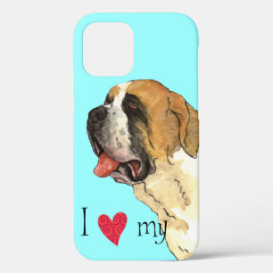Ik hou van mijn St. Bernard Case-Mate iPhone Case