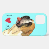Ik hou van mijn St. Bernard Case-Mate iPhone Case (Achterkant (horizontaal))