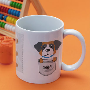 Ik hou van mijn St. Bernard Dog Pet Ggloed Heart Koffiemok