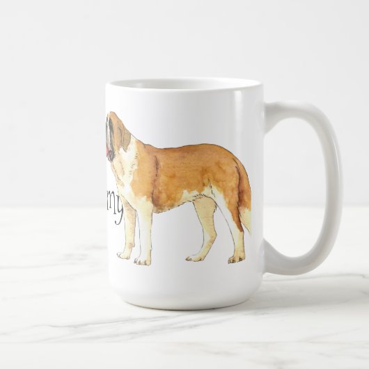 Ik hou van mijn St. Bernard Koffiemok (Rechts)