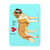 Ik hou van mijn St. Bernard Magneet (Verticaal)