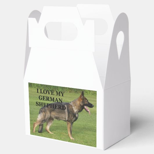 Ik hou van mijn stabiele Duitse herder Bedankdoosjes (Geopend)