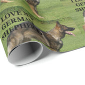 Ik hou van mijn stabiele Duitse herder Cadeaupapier (Rol Hoek)
