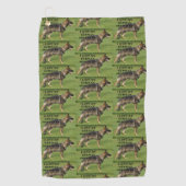 Ik hou van mijn stabiele Duitse herder Golfhanddoek (Voorkant)