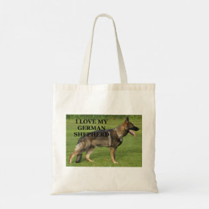 Ik hou van mijn stabiele Duitse herder Tote Bag
