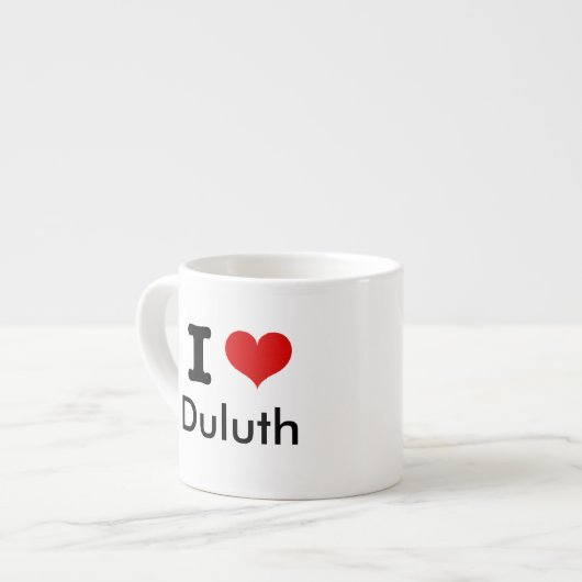 Ik hou van mijn stad espresso kop (Links)