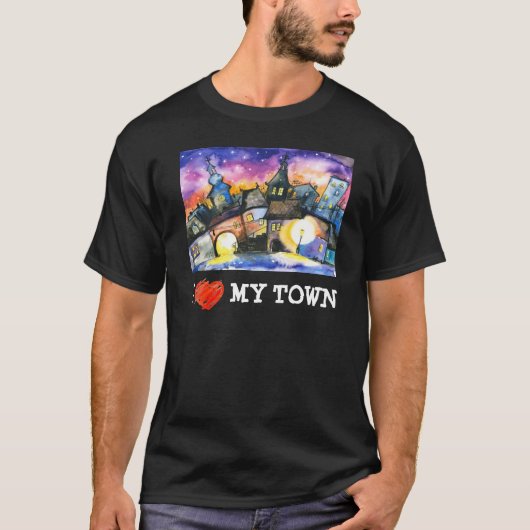 Ik hou van mijn stad T-Shirt (Voorkant)