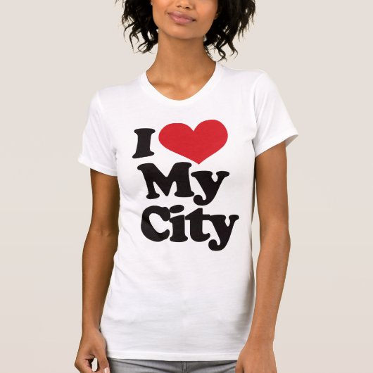 Ik hou van mijn stad t-shirt (Voorkant)