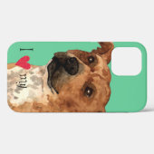 Ik hou van mijn Staffordshire Bull Terrier Case-Mate iPhone Case (Achterkant (horizontaal))