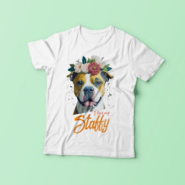 Ik hou van mijn Staffy - Staffordshire Bull Terrie T-shirt