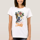 Ik hou van mijn Staffy - Staffordshire Bull Terrie T-shirt (Voorkant)