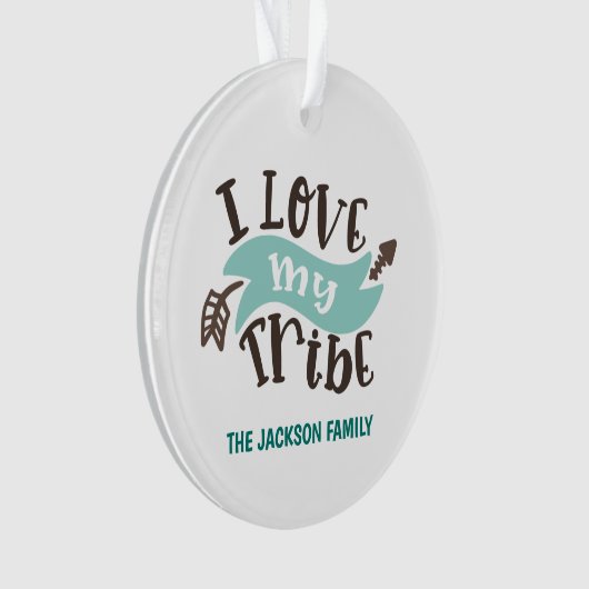  Ik hou van mijn stam Ornament (voorkant)