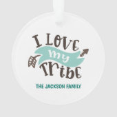  Ik hou van mijn stam Ornament (achterkant)