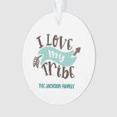  Ik hou van mijn stam Ornament (voorkant)